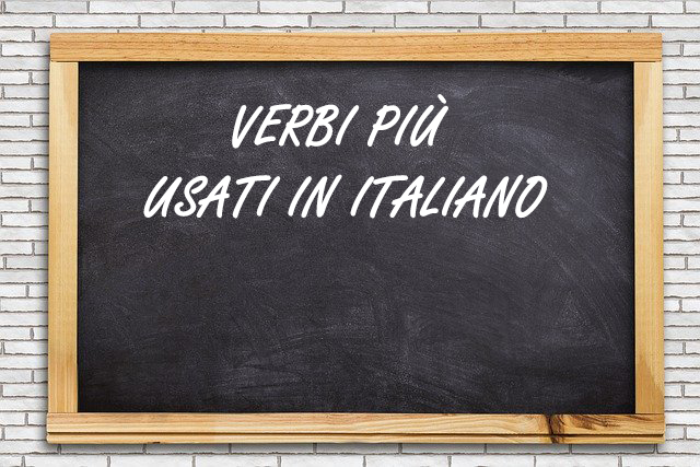 I verbi più usati in italiano